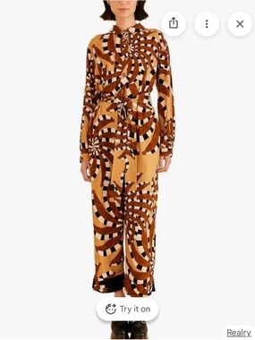 Farm Rio Mixed Bananada Jumpsuit, M